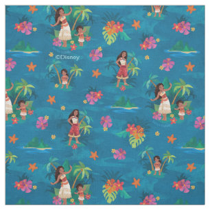 Tissu Motif de Moana et Simea Ocean Sisters