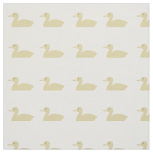 Tissu Motif de nurserie de canards jaunes mignons