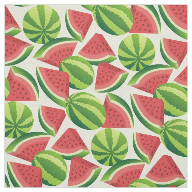 Tissu Motif de pastèque (Échantillon)