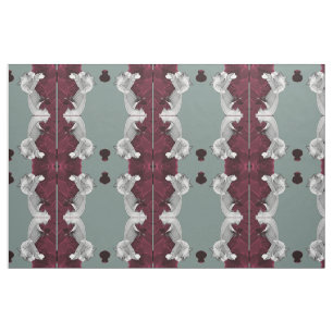 Tissu Motif de personnage d'art numérique