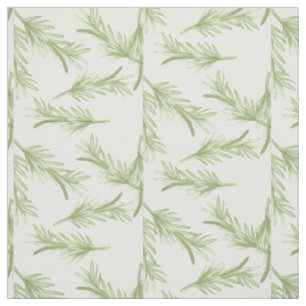 Tissu Motif de plantes de Rosemary Sprigs