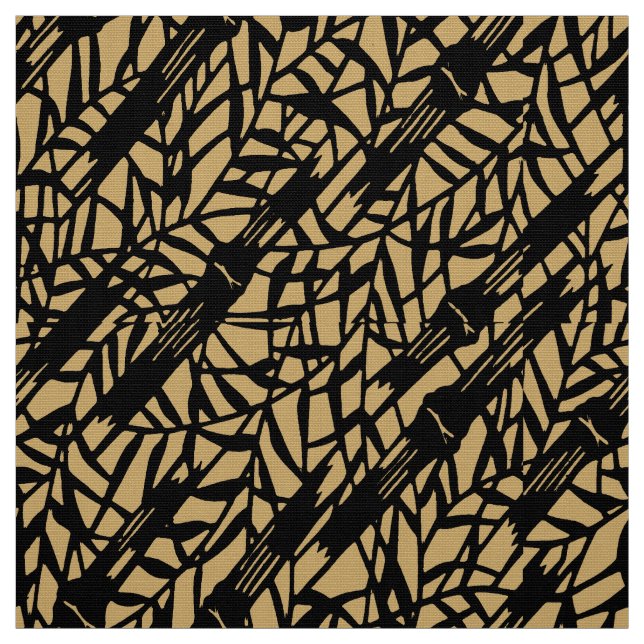 Tissu Motif de pochoir en bambou japonais Ise Katagami (Échantillon)