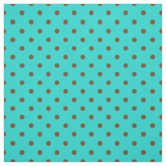 Tissu Motif de point Brown de polka de tache de