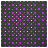 Motif de point pourpre rose noir de polka de tache