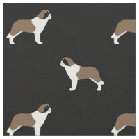 Motif de race de chien Saint-Bernard