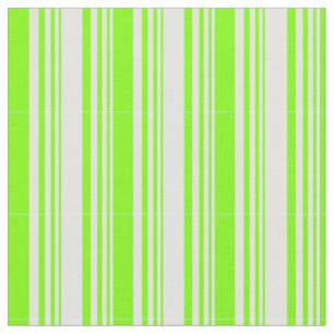 Tissu Motif de rayures colorées Cyan clair et Chartreuse