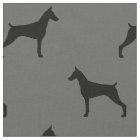 Motif de silhouettes de Pinscher de dobermann