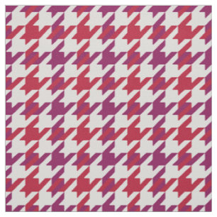 Tissu Motif de socle rouge pourpre rétro crimson