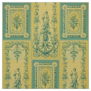Tissu Motif de style rococo revival de l'ère victorienne