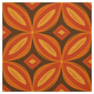 Tissu motif de style vintage et rétro