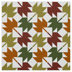 Tissu Motif de surface composée en feuille d'érable 1