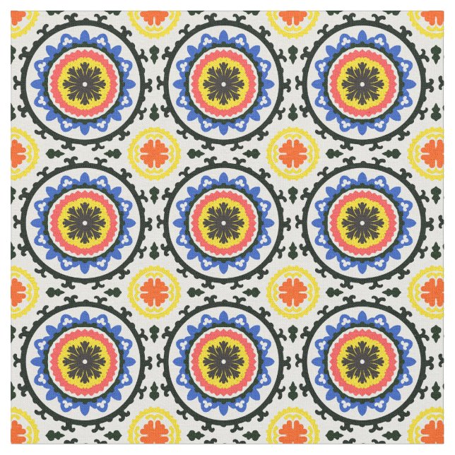 Tissu Motif de Suzani (Fermer)