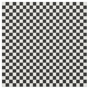 Tissu Motif de tableau de bord noir et blanc
