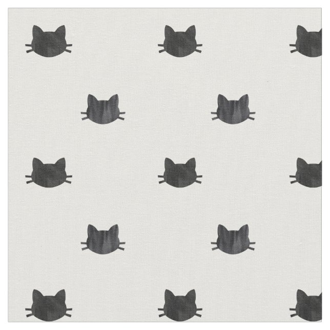 Tissu Motif de Whimsical Cats (Fermer)