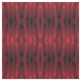 Tissu Motif de zigzag ikat rouge et noir.