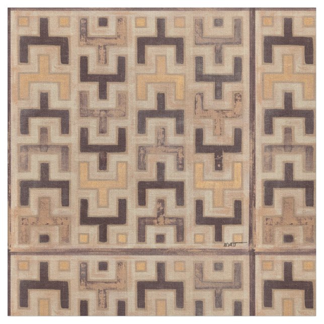 Tissu Motif décoratif de Mudcloth d'Africain (Fermer)