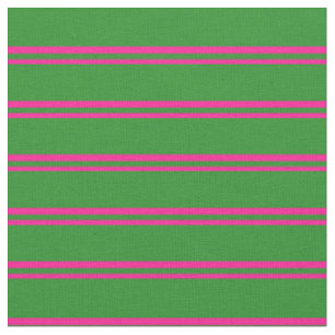 Tissu Motif des rayures vertes roses profondes et forest