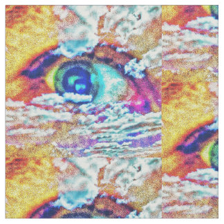 Tissu Motif des yeux