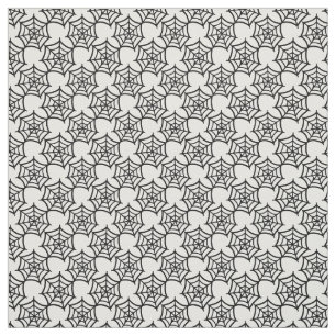 Tissu motif d'halloween web d'araignée
