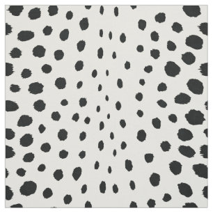 Tissu motif d'impression de guépard blanc abstrait