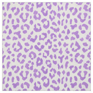 Tissu motif d'impression de guépard violet chic