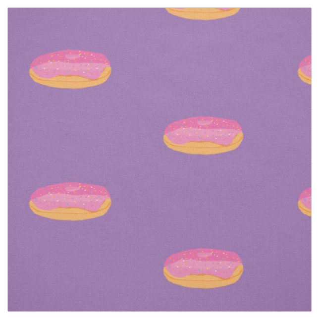 Tissu Motif Donuts (Échantillon)