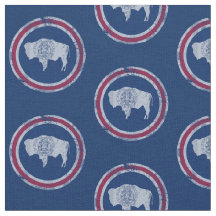 Motif du drapeau du Wyoming Vintage