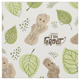 Tissu Motif du feuillage Groot