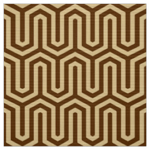 Tissu Motif égyptien de Deco - caramel et chocolat