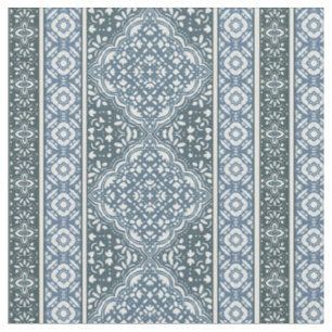 Tissu Motif en carreaux de marie bleu Orion