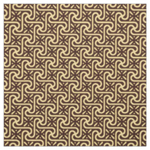 Tissu Motif en carreaux égyptiens, brun chocolat et bron
