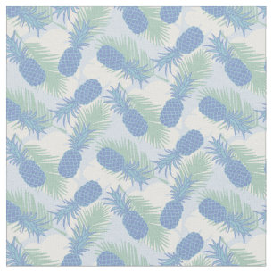 Tissu Motif en pastel tropical d'ananas