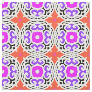 Tissu Motif ethnique avec des motifs marocains