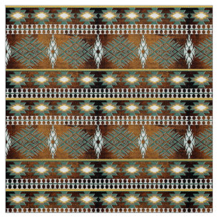 Tissu motif ethnique du sud-ouest