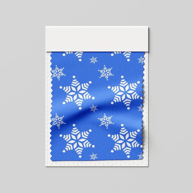 Tissu Motif Flocon de Neige, Flocons de Neige Blancs, Ne (Créateur téléchargé)