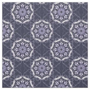 Tissu motif floral de damassé