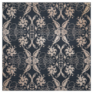 Tissu motif floral de victorian