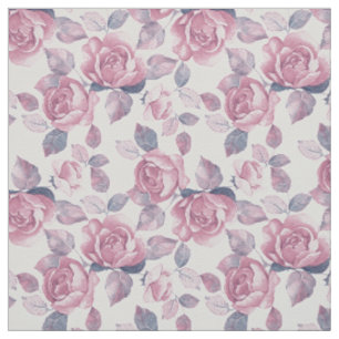 Tissu Motif floral. Roses vintages