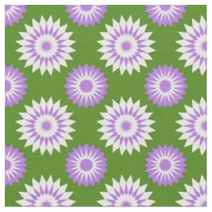 Tissu Motif floral vert sans couture de fierté genderque