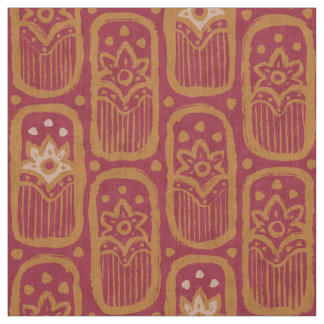 Tissu motif floral vintage de style indien.