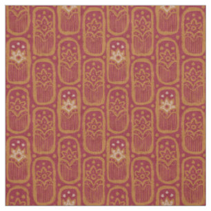 Tissu Motif floral vintage de style indien.