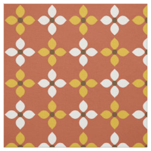 Tissu Motif Floral Vintage rétro