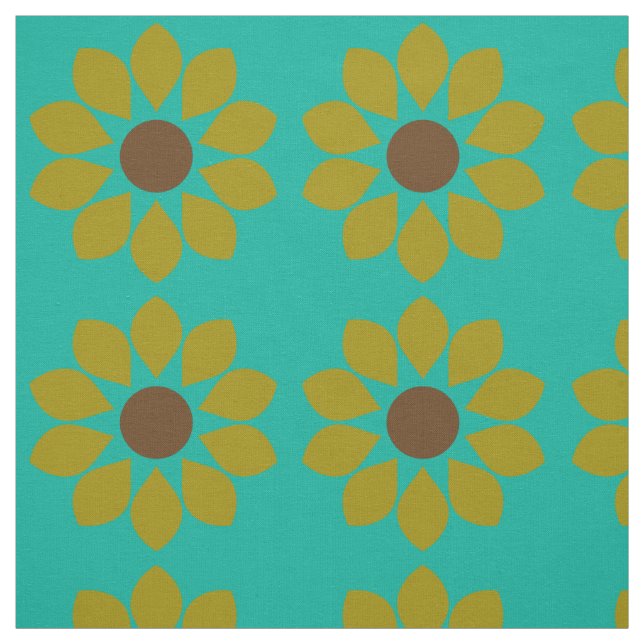 Tissu Motif Floral Vintage rétro (Échantillon)
