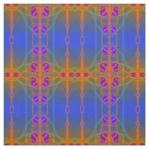Tissu Motif fractal Abstrait géométrique moderne
