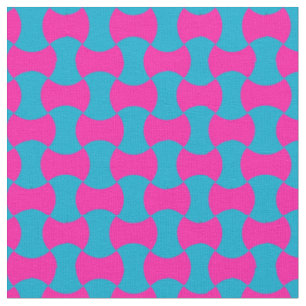 Tissu Motif géométrique islamique de magenta et de