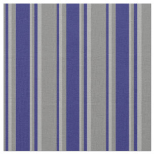 Tissu Motif Gris, Bleu nuit et Gris foncé