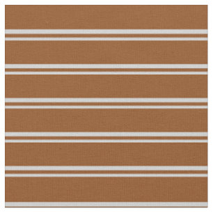 Tissu Motif gris clair et Brown