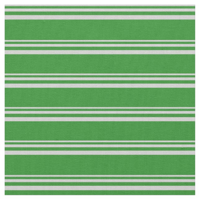 Tissu Motif gris clair et vert forêt (Fermer)