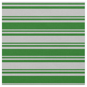 Tissu Motif gris et vert foncé