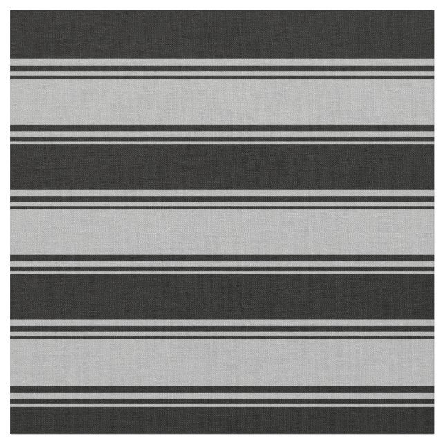 Tissu Motif Gris foncé et Noir de couleur rayures/lignes (Fermer)